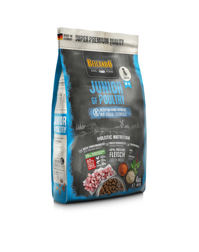 BELCANDO Finest Grain Free Junior M-XL 4 kg kuivtoit kutsikatele