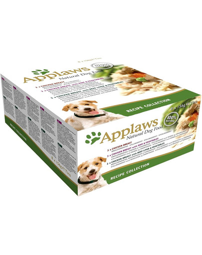 APPLAWS koera Multipack 4 x 8x156g Recipe Selection erinevad maitsed