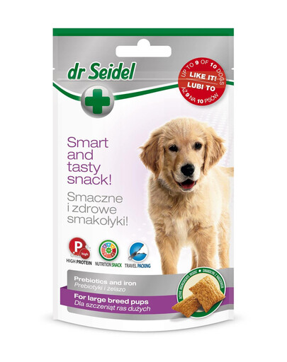 DR SEIDEL Smakołyki dla szczeniąt ras dużych 90 g