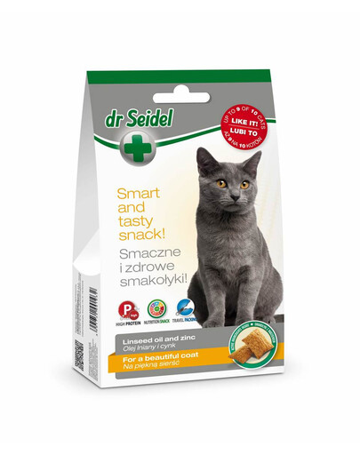 DR SEIDEL Smakołyki na piękną sierść dla kotów 50 g