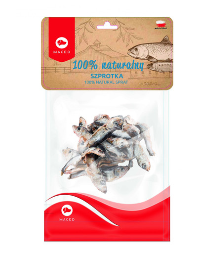 MACED Džiovinti šprotai 150 g šuniui