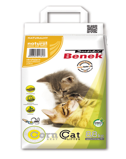 BENEK Super Corn Cat naturaalne 14 l x 2 (28 l)