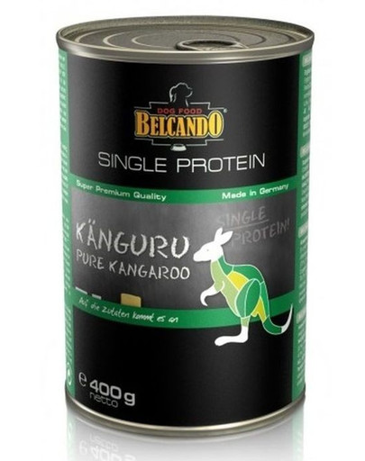 BELCANDO Single Protein Känguru 6x400 g märgtoit koertele