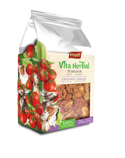 VITAPOL Kuivatatud tomatid närilistele ja küülikutele 70 g