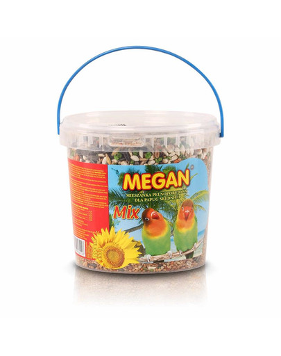 MEGAN Toit keskmise suurusega papagoidele1l/650g