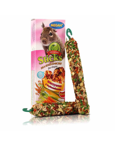 MEGAN Sticks degu daržovės su tominamburais 2 vnt.