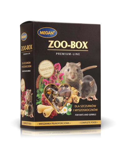 MEGAN Zoo-Box rottidele ja liivahiirtele 550g täissegu