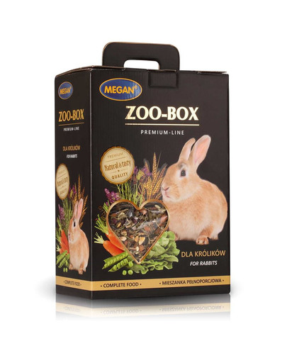 MEGAN Zoo-Box küülikule 4x420g täissegu