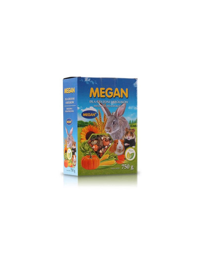 MEGAN Põhitoit närilistele ja küülikutele 750g