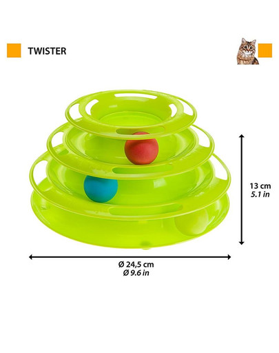 FERPLAST Twister Kassi mänguasi