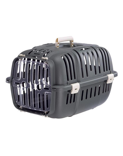 FERPLAST Jet 10 Transpordikast kassidele ja väikestele koertele 32x47x29 cm hall