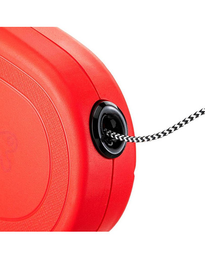 FERPLAST Flippy One Cord S Automaatne jalutusrihm 4,5 m punane
