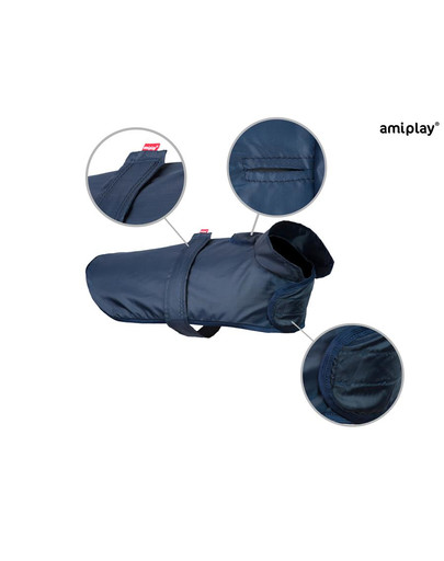 AMIPLAY Bristol Perlerynka przeciwdeszczowa 32 cm Maltese Granatowy