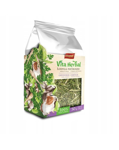 VITAPOL Vita Herbal Peterselli vars 50 g looduslik delikatess närilistele ja küülikutele