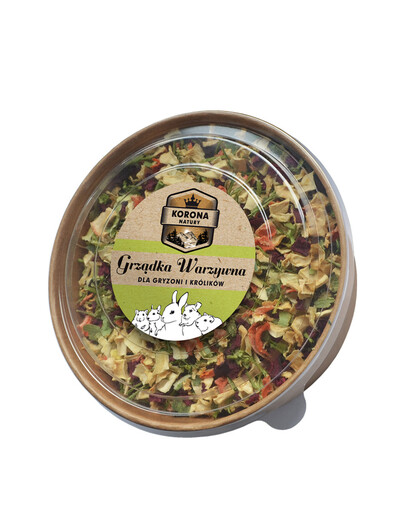 NATURAL-VIT Korona Natury Graužikų ir triušių skanėstai-Daržovių mišinys 150g