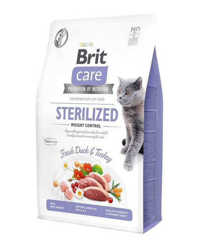 BRIT Care Cat  Teravaba steriliseeritud kassidele kaalukontroll 0,4 kg