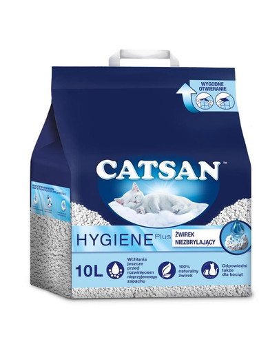 CATSAN Hygiene Plus 10l looduslik kasside allapanu