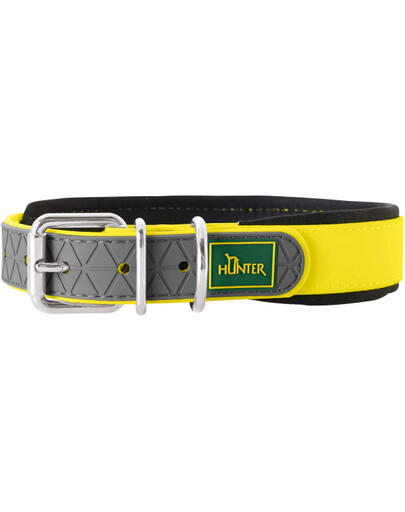 HUNTER Convenience Comfort antkaklis dydis M-L (55) 42-50/2,5cm geltona neoninė