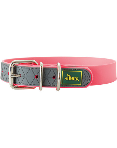 HUNTER Convenience antkaklis dydis M (50) 38-46/2,5cm rožinis neonas