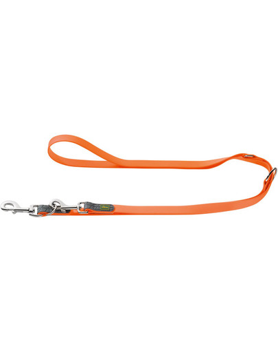 HUNTER Convenience pavadėlis 1,5cm/2m oranžinis neonas