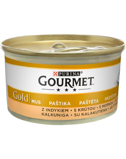 GOURMET Gold Kalakutienos putėsiai 24x85g drėgnas maistas katėms