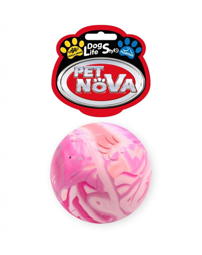 PET NOVA DOG LIFE STYLE Täielik ujuv pall suurusega 6cm mitmevärviline aroom vanilje