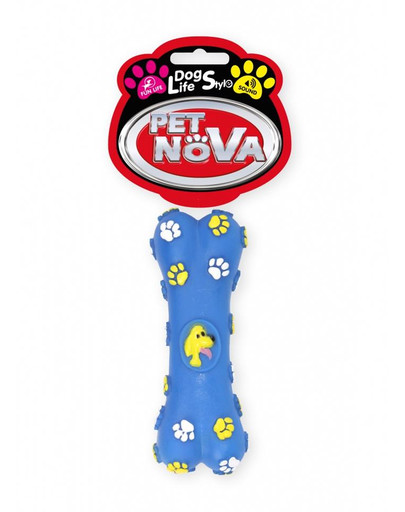 PET NOVA DOG LIFE STYLE koera mänguasi luu 15cm sinine
