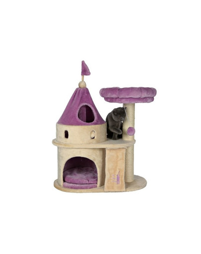 Trixie draskyklė "My Kitty Darling" pilis 70 X 38 X 90 cm smėlinė / violetinė