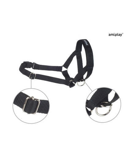 AMIPLAY Halter nylon n2 foxterrier  czarny