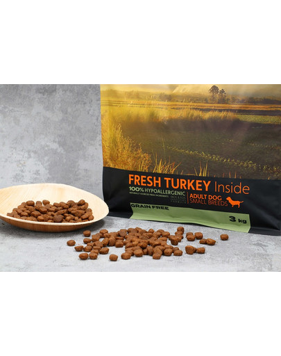 DR PETCARE Country&Nature Turkey with Vegetables Recipe 14 kg Väikeste tõugude koeratoit kalkuni ja köögiviljadega