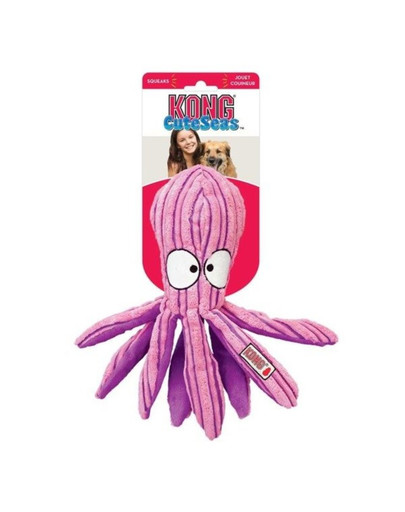 KONG Cuteseas Octopus sametist koera mänguasi S