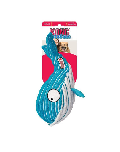 KONG Cuteseas Whale sametist mänguasi vaal L