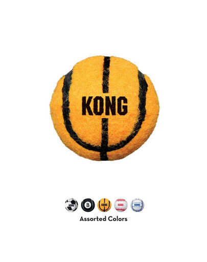 KONG Sport Balls Assorted (3pack) M kummist pallid 3 tk