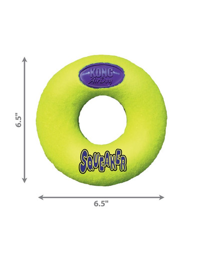 KONG Mänguasi squeaker donut medium 12 cm