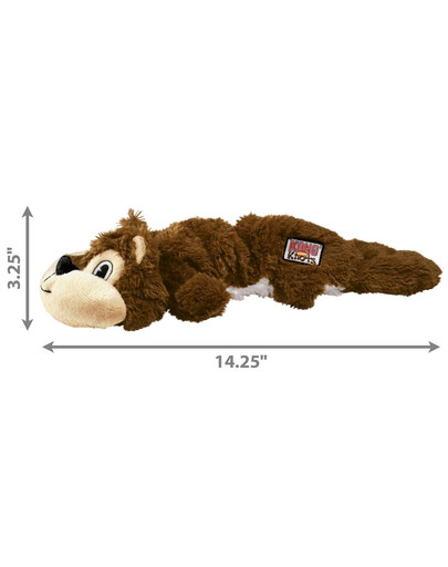 KONG Knots Scrunch Squirrel koera mänguasi orav M / L