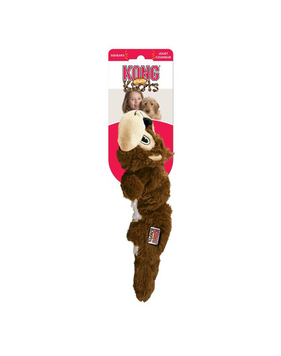 KONG Knots Scrunch Squirrel koera mänguasi orav S/M