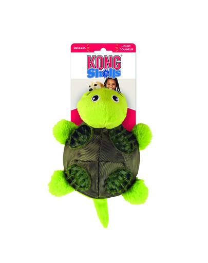 KONG Shells Turtle koera mänguasi S - kilpkonn