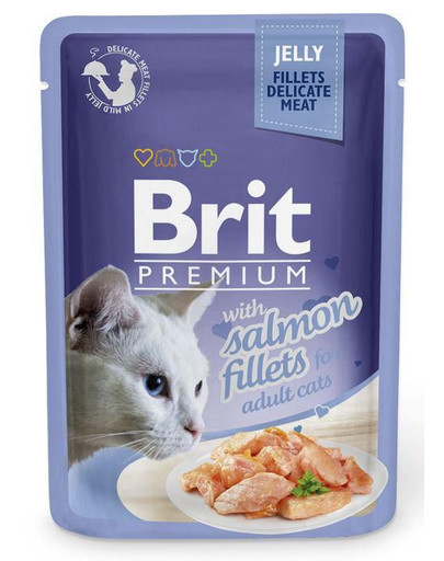 BRIT Premium  Lõhefilee tarretis 24 x 85g