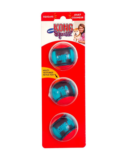 KONG Squeezz Action Ball Red pall koerale S