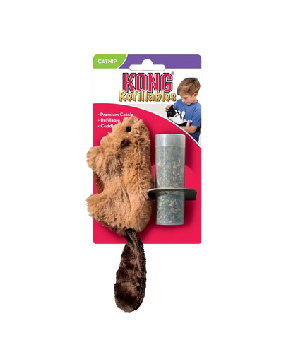 KONG Refillables Beaver mänguasi kassile kobras hariliku naistenõgesega