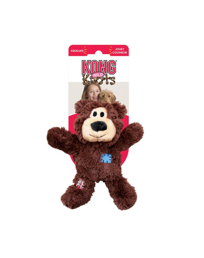 KONG Knots Wild Bear Assorted koera mänguasi karu XS