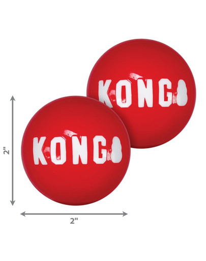 KONG Signature Balls pall koerale 2 tk S