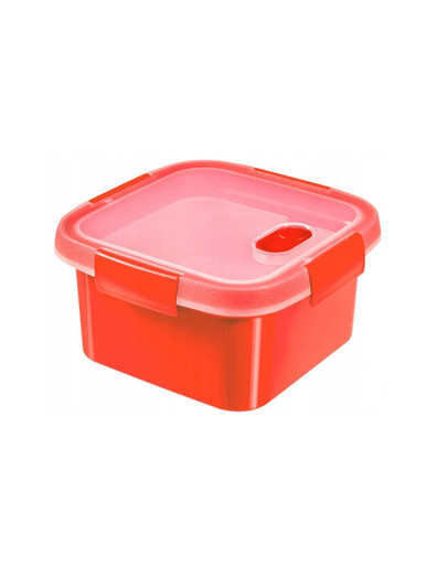 CURVER Steamer MicroWave Toidukonteiner kaanega 1,1 l punane