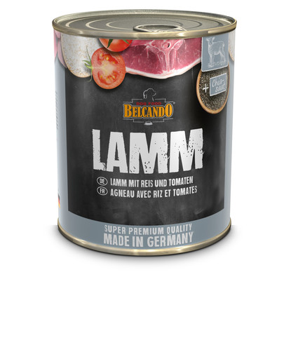 BELCANDO Super Premium  Lambaliha, riis ja tomat 6 x 800 g