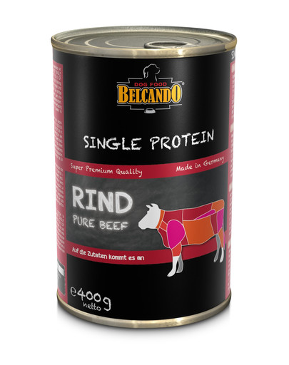 BELCANDO Single Protein Beef 6 x 400 g monoproteiiniga koeratoit
