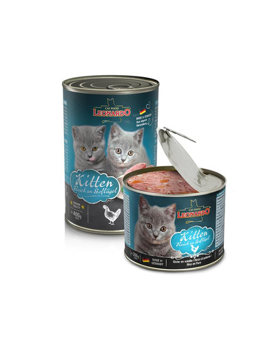 LEONARDO Kitten Quality Selection  Linnuliha kassipoegadele 6 x 200 g