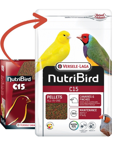 VERSELE-LAGA NutriBird C15  1 kg kanaari graanuleid