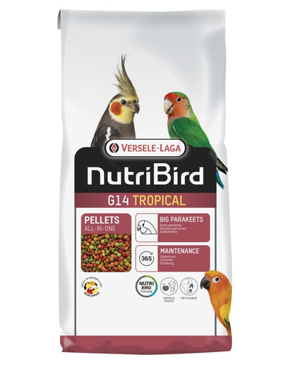 VERSELE-LAGA NutriBird G14  Troopiline 1 kg toit keskmise suurusega papagoidele