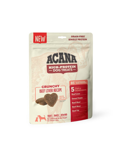 ACANA High protein crunchy treats 100 g krõbedad maksahõrgutised koertele