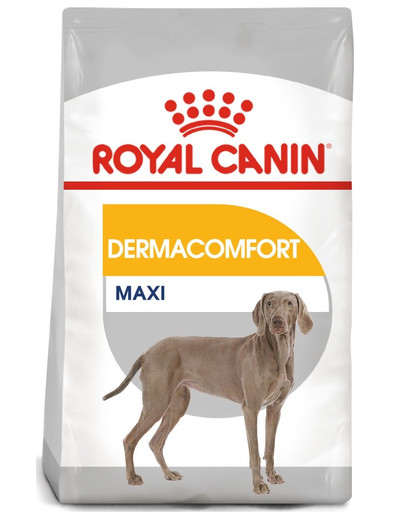 ROYAL CANIN Maxi Dermacomfort 12 kg kuivtoit täiskasvanud koertele, suurtele tõugudele, kellel on ärritusele kalduv tundlik nahk